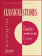cover for Classical Studies for Clarinet