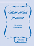 cover for Twenty Studies for Bassoon