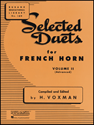 cover for Selected Duets for French Horn