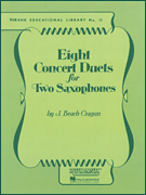 cover for Eight Concert Duets for Two Saxophones