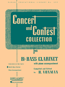 cover for Concert and Contest Collection for Bb Bass Clarinet
