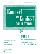 cover for Concert and Contest Collection for Oboe
