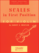 cover for Scales in First Position for Violin
