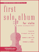 cover for First Solo Album for Violin
