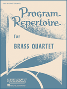 cover for Program Repertoire for Brass Quartet