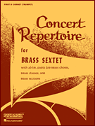 cover for Concert Repertoire for Brass Sextet