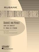 cover for Bourrée and Menuet (from Flute Sonata III)