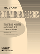 cover for Andante and Menuetto (from Concerto in Bb, K.191)