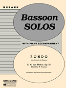 cover for Rondo (from Concerto for Bassoon, Op. 75)