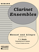 cover for Menuet and Allegro