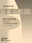 cover for Menuetto and Finale (from Trio, Op. 87)
