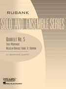 cover for Quartet No. 5 (First Movement)