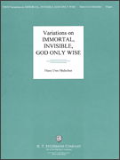 cover for Variations on Immortal, Invisible, God Only Wise