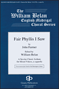 cover for Fair Phyllis I Saw