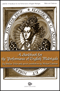 cover for A Handbook for the Performance of English Madrigals