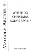 cover for Where Do Christmas Songs Begin