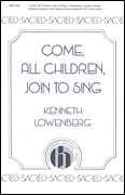 cover for Come, All Children, Join to Sing