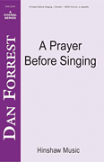 cover for A Prayer Before Singing