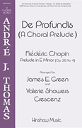 cover for De Profundis (A Choral Prelude)
