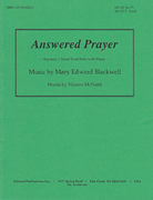 cover for Answered Prayer - High Voice-pno