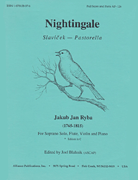 cover for Nightingale - Slavicek - S-fl-vln-pno