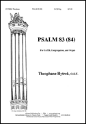 cover for Psalm 83 (84) - Satb-org
