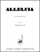 cover for Alleluia - Bsn Or Vc Duet