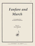 cover for Fanfare & March - Sax Duet