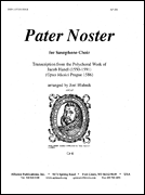 cover for Pater Noster - Sax Choir