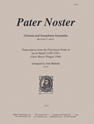 cover for Pater Noster - Clnt And Sax Ensemble