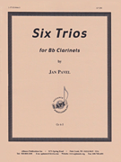 cover for Six Trios For Bb Clarinets