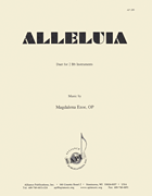 cover for Alleluia For 2 Bb Inst