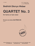 cover for Quartet No. 3 - Fr Hn Qt