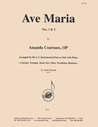 cover for Ave Maria Nos. 1 & 2 - Ww Or Br Solo Or Duet/pno
