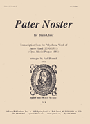 cover for Pater Noster - Brass Choir