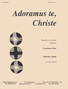 cover for Adoramus Te, Christe - Trbn 2