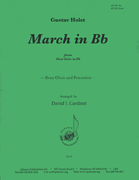 cover for March In Bb - Holst-gardner - Br Chr (fr Eb March)
