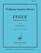 cover for Fugue From Quartet K. 173 - Set