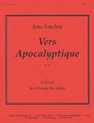 cover for Vers Apocalyptique, Op. 87 - Solo Violin