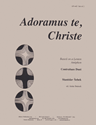 cover for Adoramus Te, Christe - Stg Bass 2