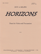 cover for Horizons - Duet For Viola And Percn