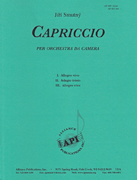 cover for Capriccio Per Orchestra Da Camera - Set