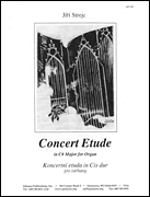 cover for Concert Etude In C# Major For Organ