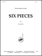 cover for Six Pieces For Pianoforte