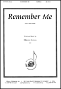 cover for Remember Me - Satb-pno