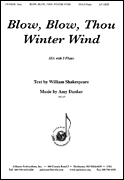 cover for Blow, Blow, Thou Winter Wind - Ssa-3 Flutes