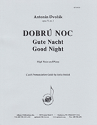 cover for Dobru Noc, Op 73, N 1 - Voc Solo