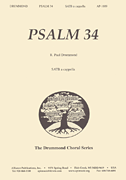 cover for Psalm 34 - Satb A Cap