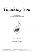 cover for Thanking You - 2 Pt-sopr Rcdr-pno