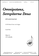 cover for Omnipotens, Sempiterne Deus - Satb-org